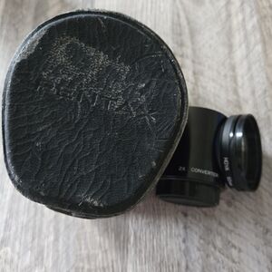 Pentax Case Vintage 2X Converter Lens Hoya 52mm UV Filter Retro Photo Lot